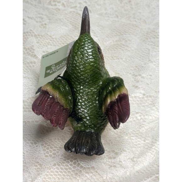 Hand-Painted Hummingbird Figurine By The Spring Shop 4-Inch Resin Decor Accent - Picture 5 of 6